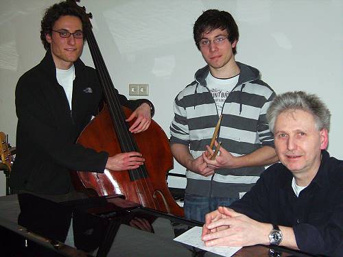 Akustik Jazz Trio, v.l.n.r. Daniel Engels, Julian Rabung, Christof Heringer, 2007-2009
